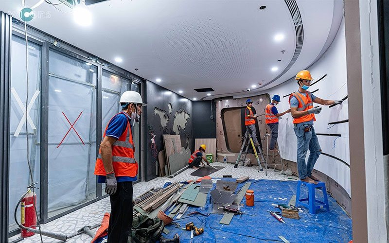 Chi phí thi công văn phòng tại Việt Nam thấp hơn mức trung bình khu vực 26%