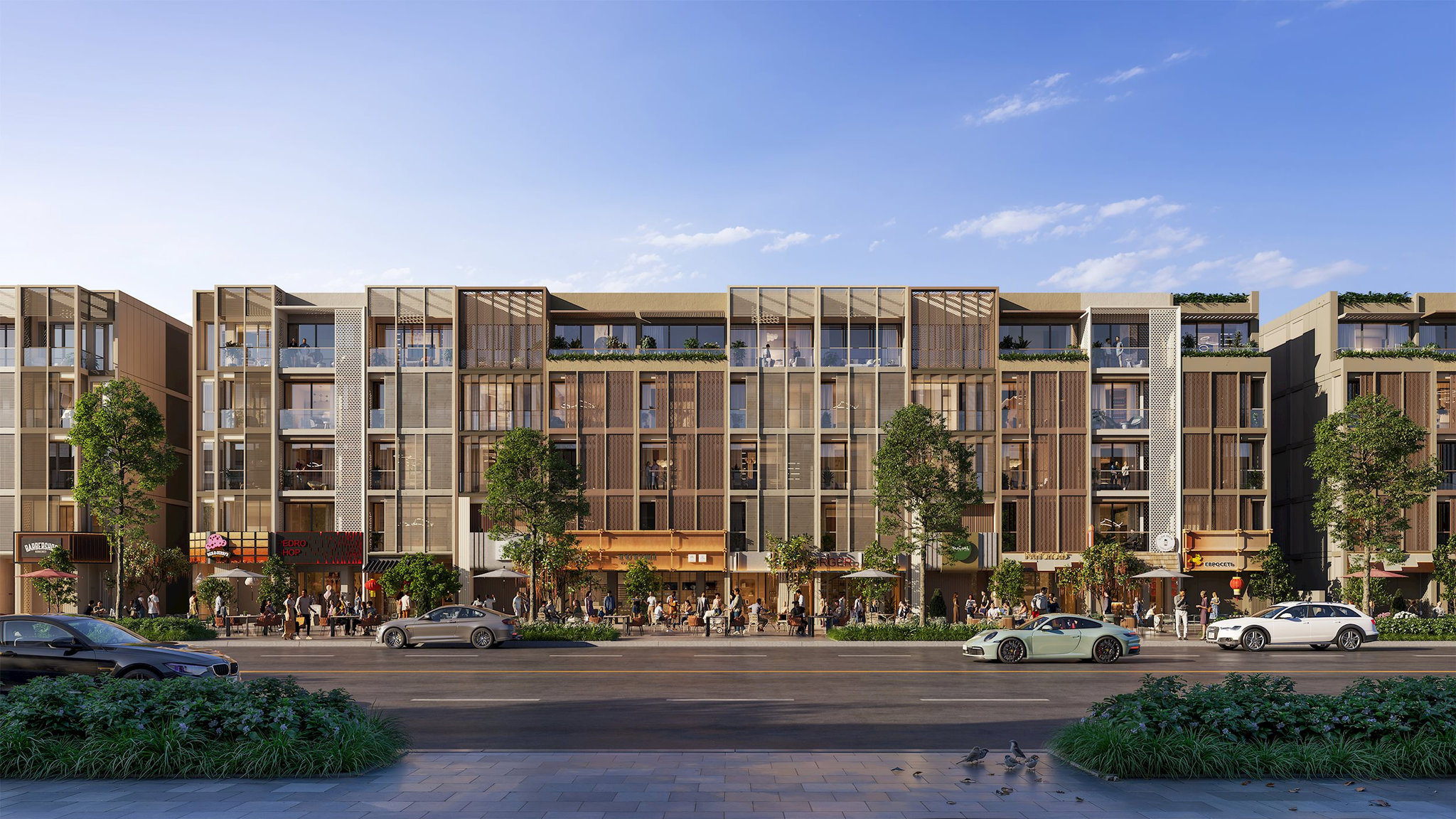 Khu phố thương mại SOHO tại The Global City: Nơi bản sắc giao thương song hành nhịp sống toàn cầu