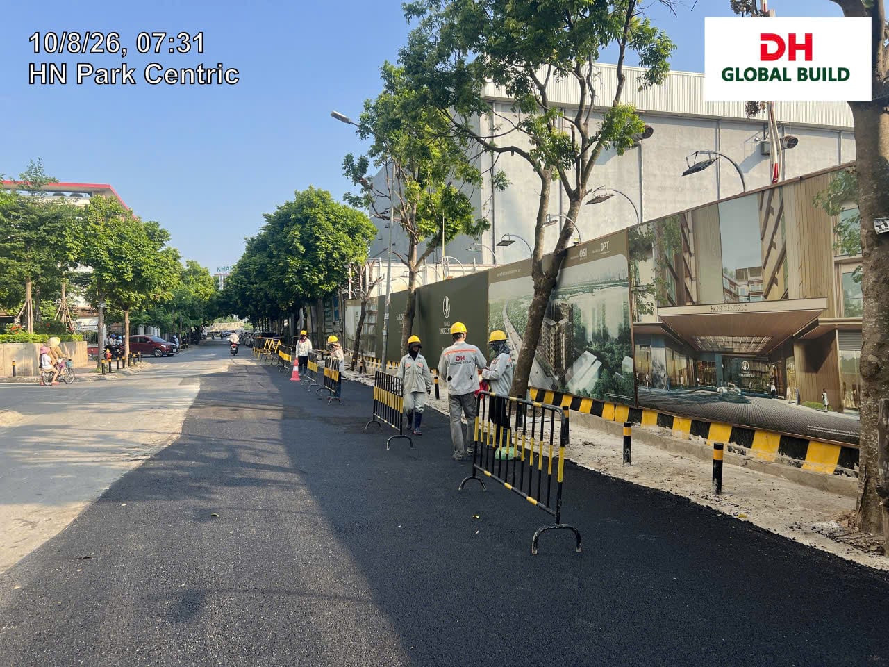 Tăng cường biện pháp an toàn, khắc phục các hạng mục bị ảnh hưởng tại khu vực tiếp giáp Hanoi Homeland